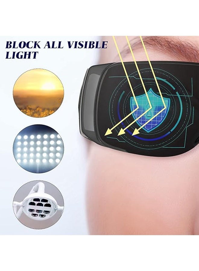 4 نظارات واقية، مضادة للضباب، قابلة للتعديل، رؤية واسعة للحماية من المواد الكيميائية، نظارات ناعمة وخفيفة الوزن - Image 4